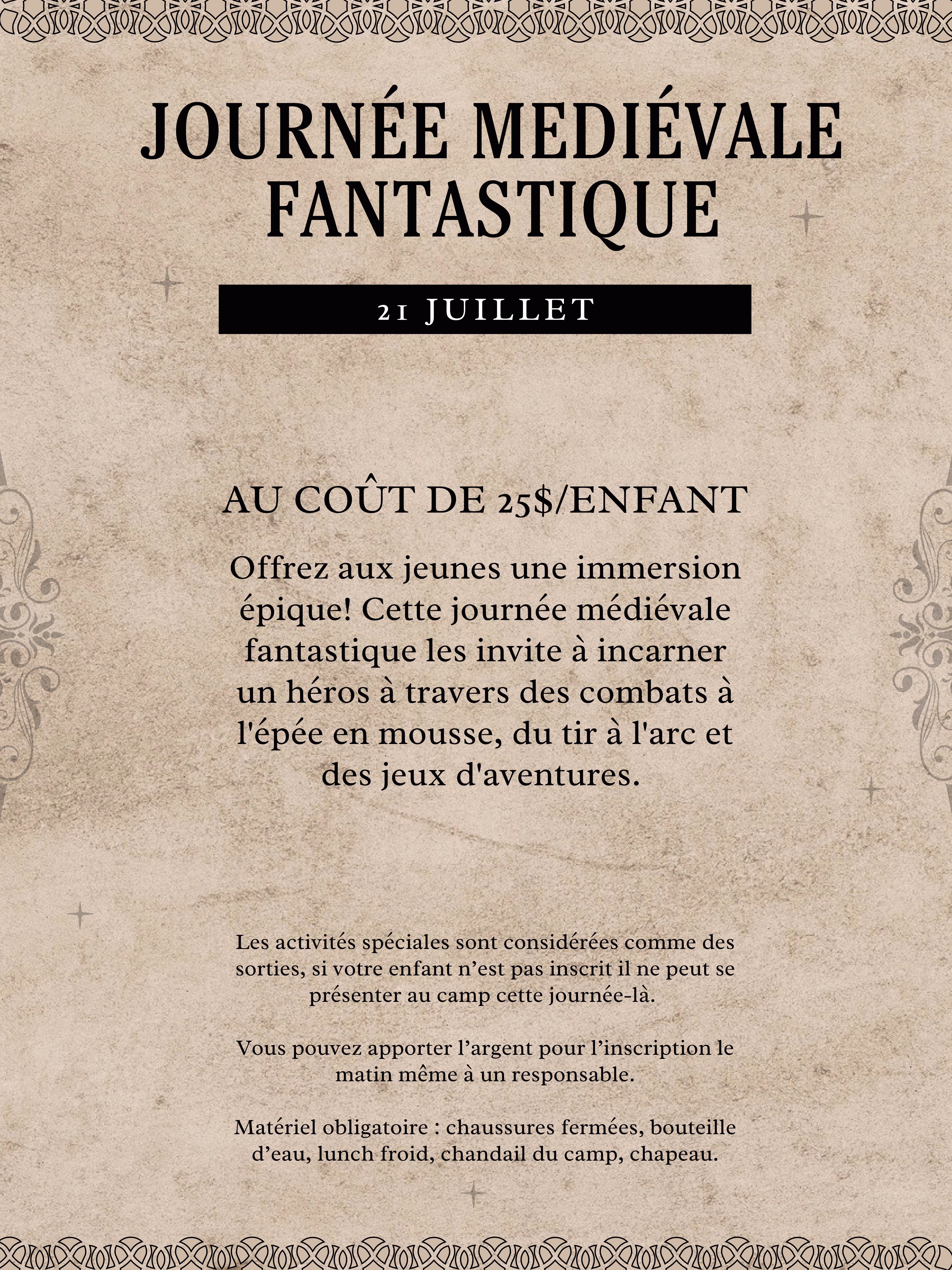 Activité Médiévale